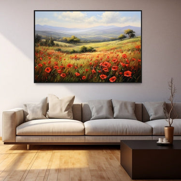 Poppy Field Painting
